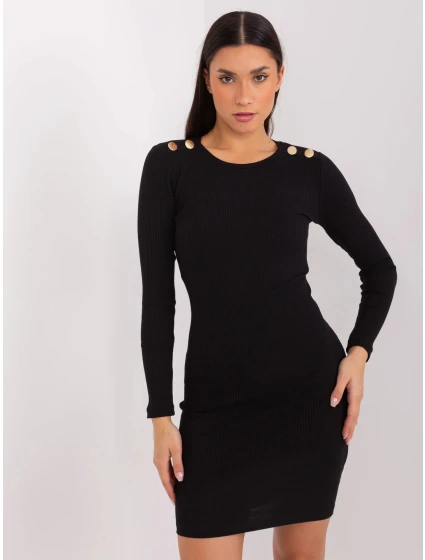 Dámske šaty RV SK 9219.13P Black - FPrice