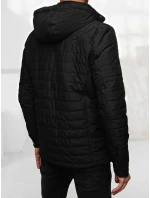 Pánská prošívaná bunda s kapucí černá Dstreet model 21983305 - FashionStreet