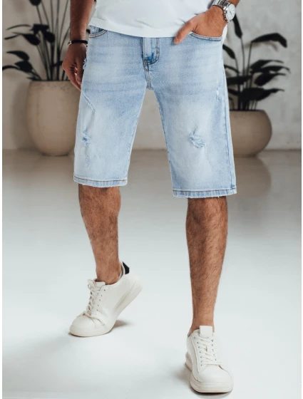Pánske modré džínsové šortky FashionStreet SX2566