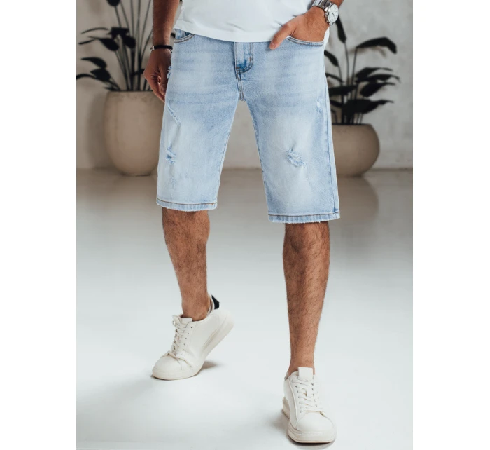Pánske modré džínsové šortky FashionStreet SX2566