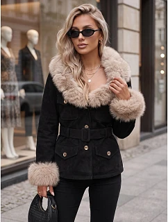 Kurtka damska z odpinanym czarna model 22346202 - FashionStreet