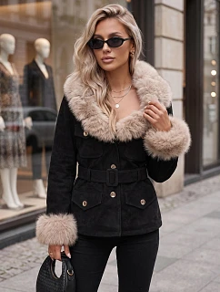 Kurtka damska z odpinanym czarna model 22346202 - FashionStreet