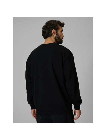 Pánská mikina z fleece s střihem bez kapuce model 22390593 - 4F