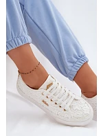 Dámské tenisky s krajkou model 22102739 Bílé - Lee Cooper