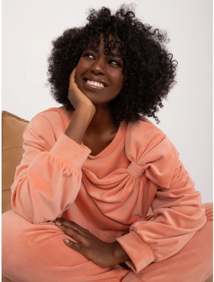 Komplet DHJ KMPL model 19580544 brzoskwiniowy - FPrice Komplet DHJ KMPL model 19580544 brzoskwiniowy - FPrice