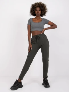 Tepláky RV DR model 17292482 tmavá khaki - FPrice