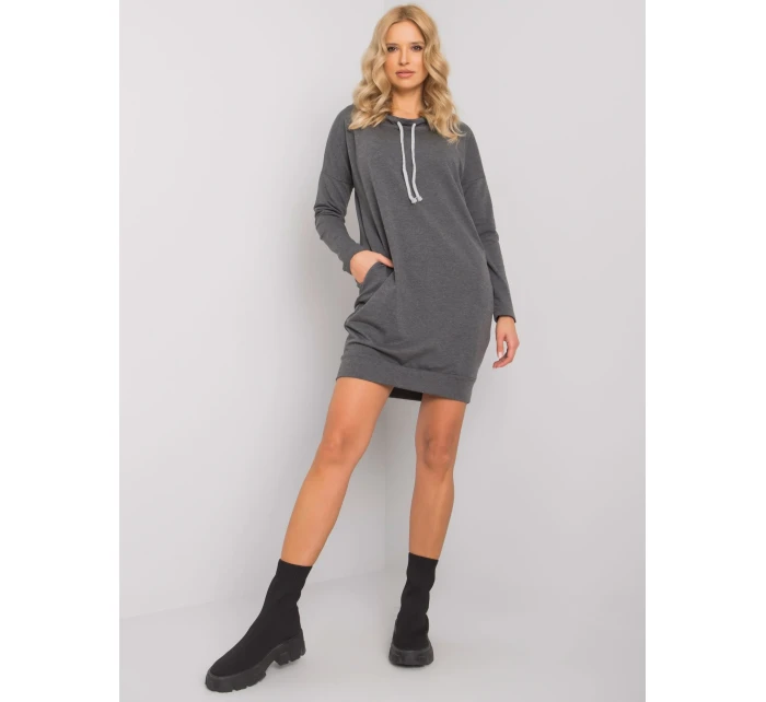 Šaty RV TU 4444.30P tmavo šedá