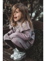 Dětské Boty Se Zipem stříbrné Dexter