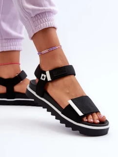 Dámske sandále na platforme Big Star Black