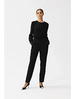 Kombinéza s rozdeleným výstrihom S355 Black - Stylove