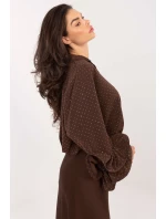 Dámská košile Tmavě hnědá  Italy Moda model 21908468 - FPrice