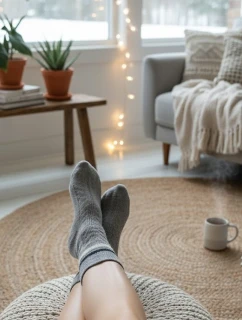 WiK Cosas 104 Dámske kašmírové ponožky 35-42