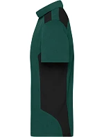 JN Pánské pracovní piqué polo 02. dark green/black model 22532920 - Daiber
