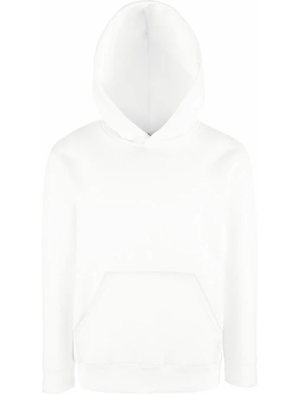 Fruit of the Loom Classic Kids Hooded Sweat Detská mikina s kapucňou 16.2043 biela Fruit of the Loom Classic Kids Hooded Sweat Detská mikina s kapucňou 16.2043 biela