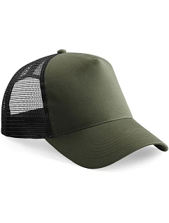 B 640 5 panelová Trucker kšiltovka model 22482101 olive green/black - Beechfield
