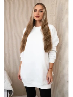 Izolovaná mikina s nápisom California ecru