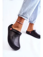 Damskie Lekkie Klapki Big Star II275001 Czarne Damskie Lekkie Klapki Big Star II275001 Czarne