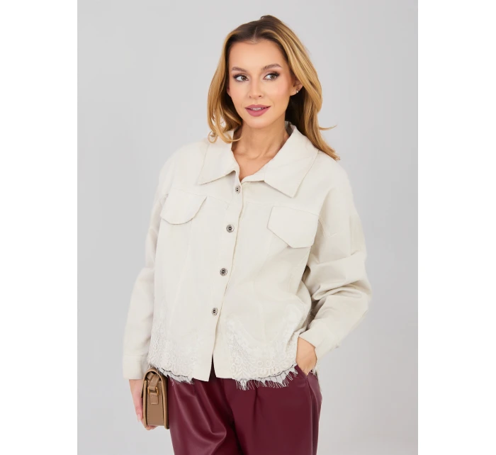 Kurtka IT KR model 21940982 jasny beżowy - FPrice Kurtka IT KR model 21940982 jasny beżowy - FPrice