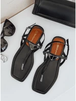 dámské žabky sandály černé Dstreet model 21990336 - FashionStreet