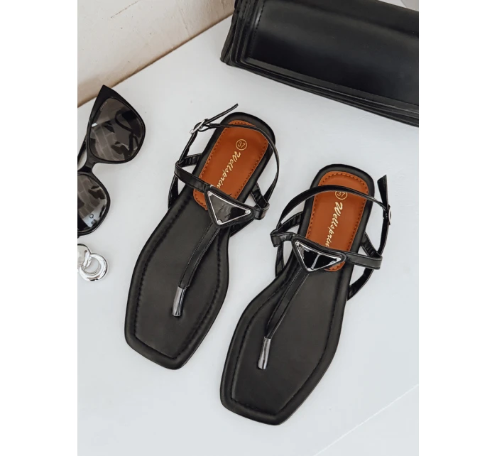 dámské žabky sandály černé Dstreet model 21990336 - FashionStreet
