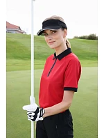 JN Dámské piqué polo se zipem 02. light red/black model 22531393 - Daiber JN Dámské piqué polo se zipem 02. light red/black model 22531393 - Daiber