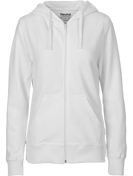 Neutral O 83301 Dámska mikina s kapucňou z bio bavlny 77.8331 biela Neutral O 83301 Dámska mikina s kapucňou z bio bavlny 77.8331 biela