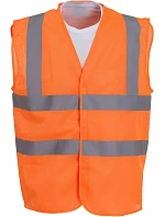 HVW 120 HiVis síťovaná bezpečnostní vesta model 22502249 hi vis orange - Yoko HVW 120 HiVis síťovaná bezpečnostní vesta model 22502249 hi vis orange - Yoko