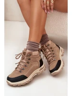 Dámské Trekingové Boty Big Star model 21705988 Béžové - Big Star Shoes Dámské Trekingové Boty Big Star model 21705988 Béžové - Big Star Shoes