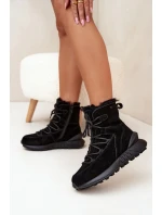 Semišové Zimní Boty Pro S Kožíškem Big Star Černé model 21706015 - Big Star Shoes