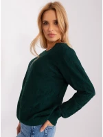 Sweter AT SW model 18955526 ciemny zielony - FPrice