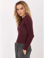 Bluzka IT BZ model 21757358 bordowy - FPrice Bluzka IT BZ model 21757358 bordowy - FPrice