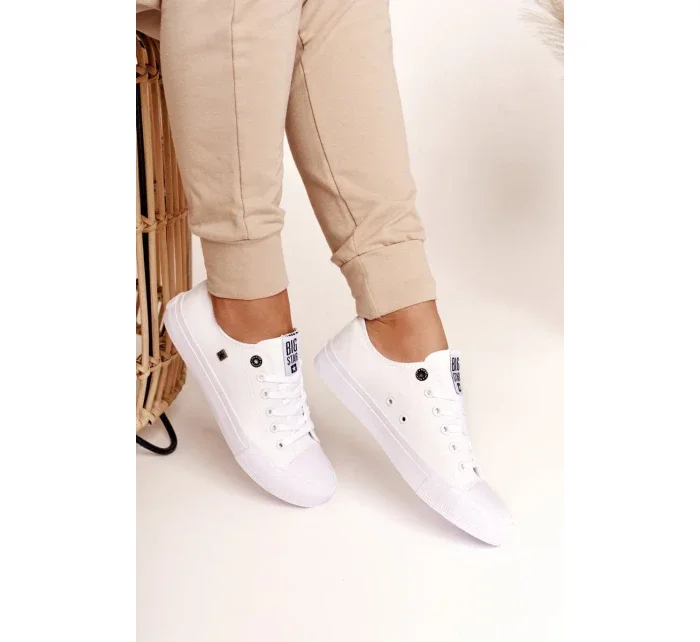 Dámské klasické tenisky Big Star - bílé