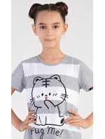 Detská nočná košeľa s krátkym rukávom Mačiatko