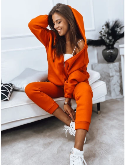 Dámska tepláková súprava AMILIA PREMIUM orange FashionStreet AY0744 Dámska tepláková súprava AMILIA PREMIUM orange FashionStreet AY0744