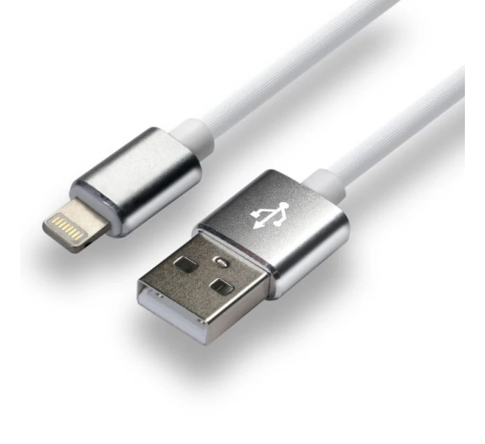 Napájací kábel everActive CBS-1IW (USB - Lightning ; 1 m; farba biela)