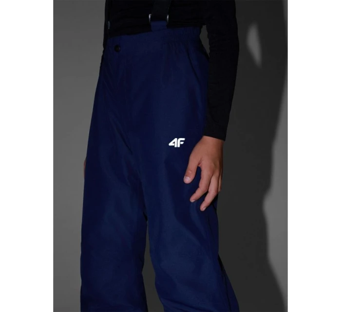 Chlapčenské lyžiarske nohavice 5000 s membránou 4F 4FJRAW25TFTRM1245-31S