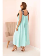 Dámské šaty s ramínky s leopardím potiskem mincovna