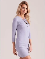 Šaty CZ SK 1410.52 svetlo šedá