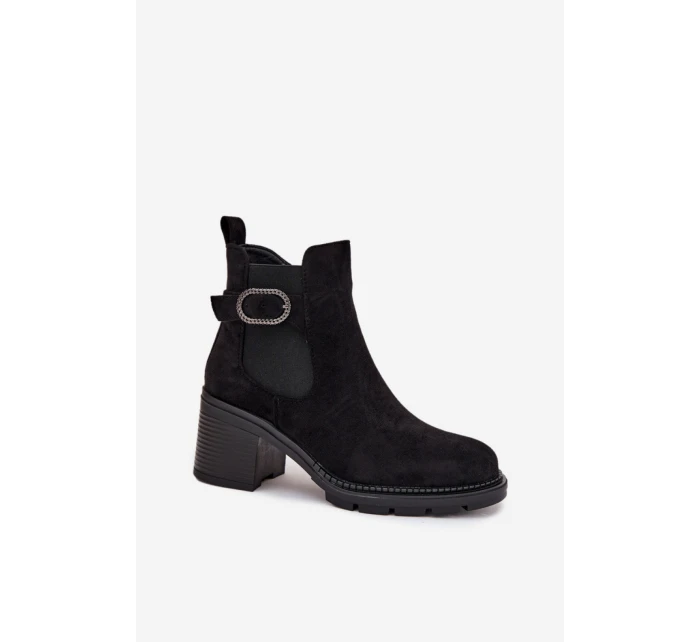 Topánky na podpätku model 216653 Step in style