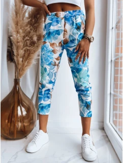 Dámske nohavice FLOWER GARDEN modré FashionStreet UY1471