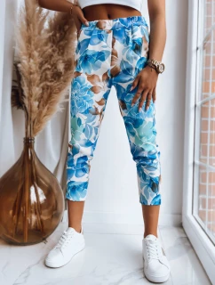 Dámske nohavice FLOWER GARDEN modré FashionStreet UY1471