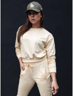 Dámska klasická krémová mikina CASUALVIBE FashionStreet BY1297