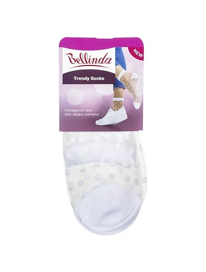 Módní ponožky s puntíky SOCKS bílá model 15436400 - Bellinda Módní ponožky s puntíky SOCKS bílá model 15436400 - Bellinda