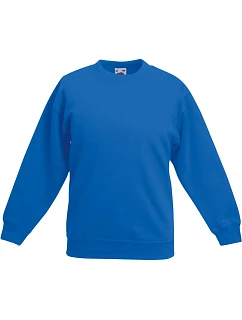 Fruit of the Loom Classic Kids Set-In Sweat Detská mikina 16.2041 kráľovská modrá