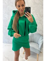 Zateplené šaty s obálkovým model 18752810 světle zelené - K-Fashion Zateplené šaty s obálkovým model 18752810 světle zelené - K-Fashion