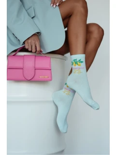 Skarpetki Damskie LIMONCELLO Miętowe