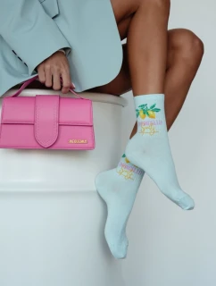 Skarpetki Damskie LIMONCELLO Miętowe