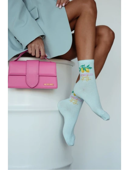 Skarpetki Damskie LIMONCELLO Miętowe