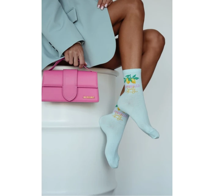 Skarpetki Damskie LIMONCELLO Miętowe