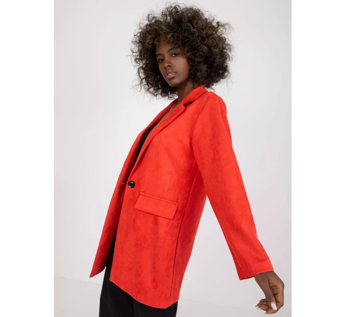 Dámske sako DHJ MA 15286 koralové